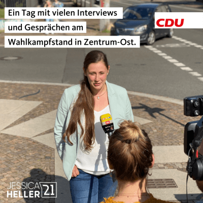 Ein Tag mit vielen Interviews