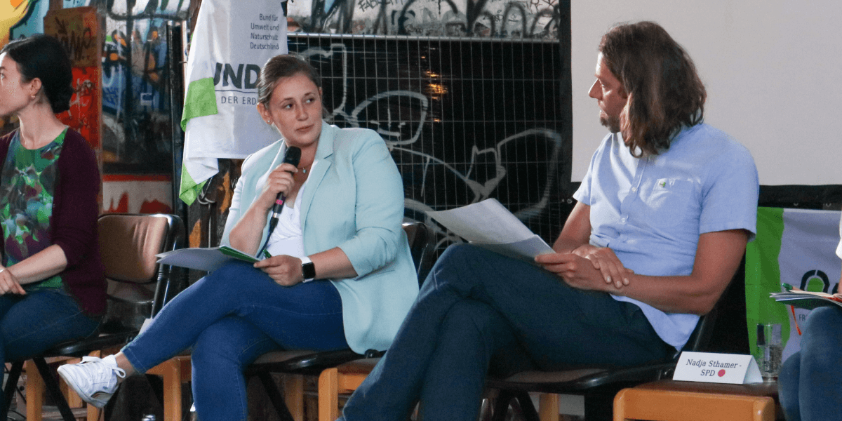 Podiumsdiskussion des BUND Leipzig