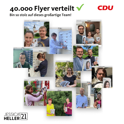 40.000 Flyer sind verteilt!