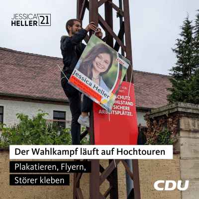 Der Wahlkampf läuft auf Hochtouren!