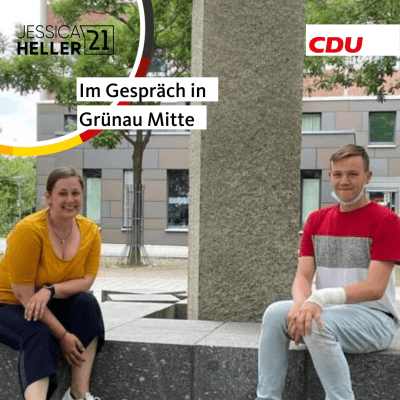 Im Gespräch in Grünau Mitte