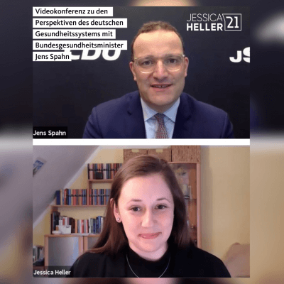 Onlinekonferenz mit Bundesgesundheitsminister Jens Spahn