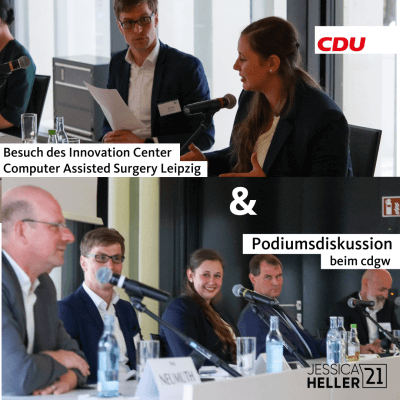 Besuch des Innovation Center Computer Assisted Surgery und Podiumsdiskussion beim CDGW