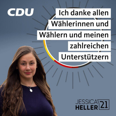 Ich danke allen Wählerinnen und Wählern und meinen zahlreichen Unterstützern!