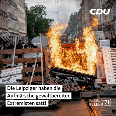 Die Leipziger haben die Aufmärsche gewaltbereiter Extremisten satt!