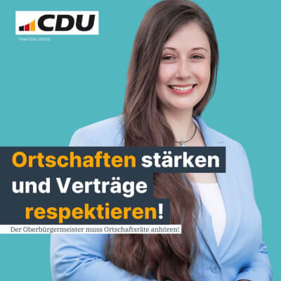 Ortschaften stärken!