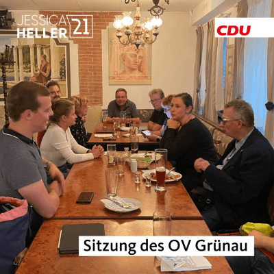 Sitzung des OV Grünau