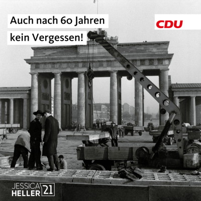 Mauerbau: Auch nach 60 Jahren kein Vergessen!