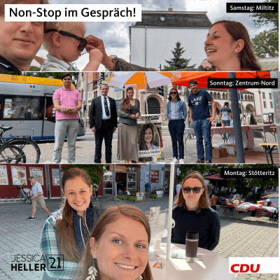 Non-Stop im Gespräch!