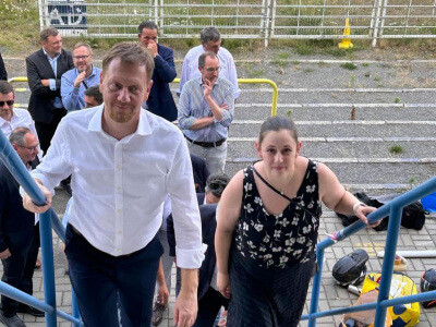 Besuch bei Lok Leipzig