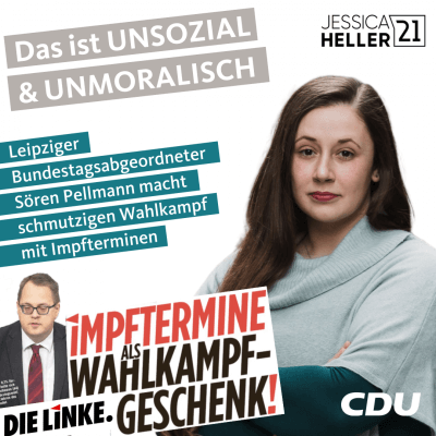 Sören Pellmann betreibt schmutzigen Wahlkampf mit der Vergabe von Impfterminen!