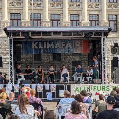 Podiumsdiskussion auf der Leipziger Klimamesse